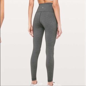 Lululemon gray 28” high rise luxtreme wunder under leggings